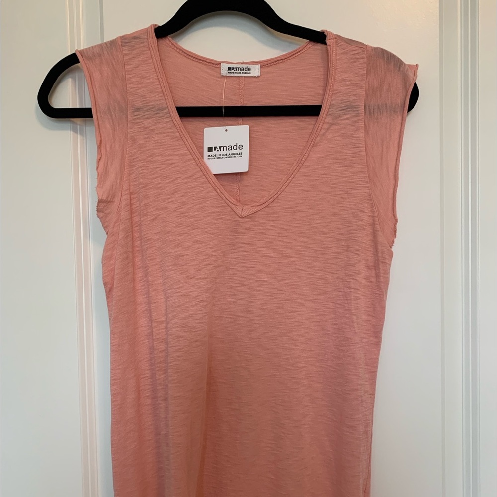 NWT LA Made Top with Flutter Shoulder XS